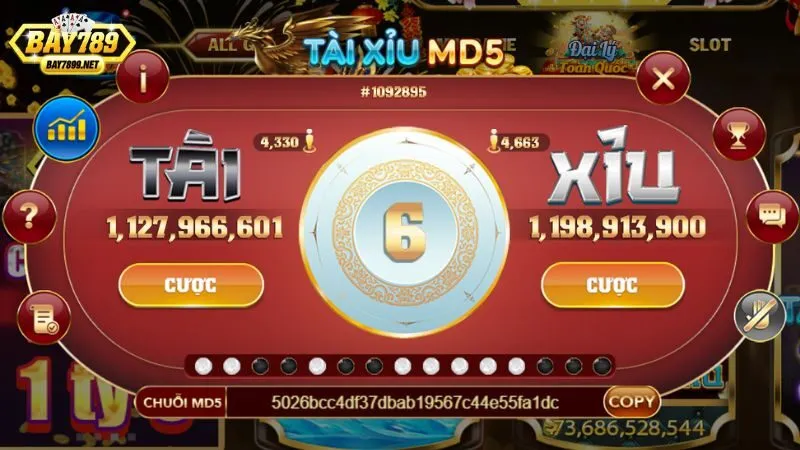 Tài Xỉu MD5 Bay789 có gì nổi bật